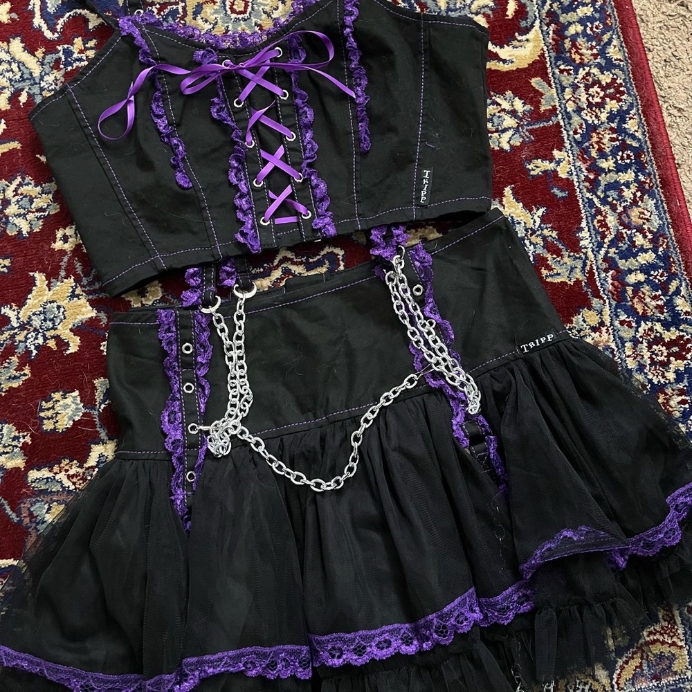 Tripp Nyc purple Lolita set